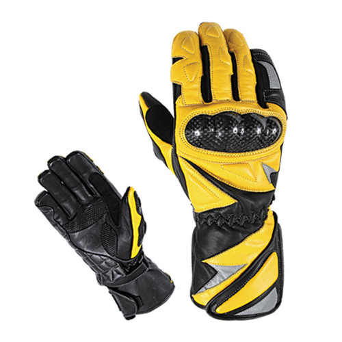 yellow motorbike gloves